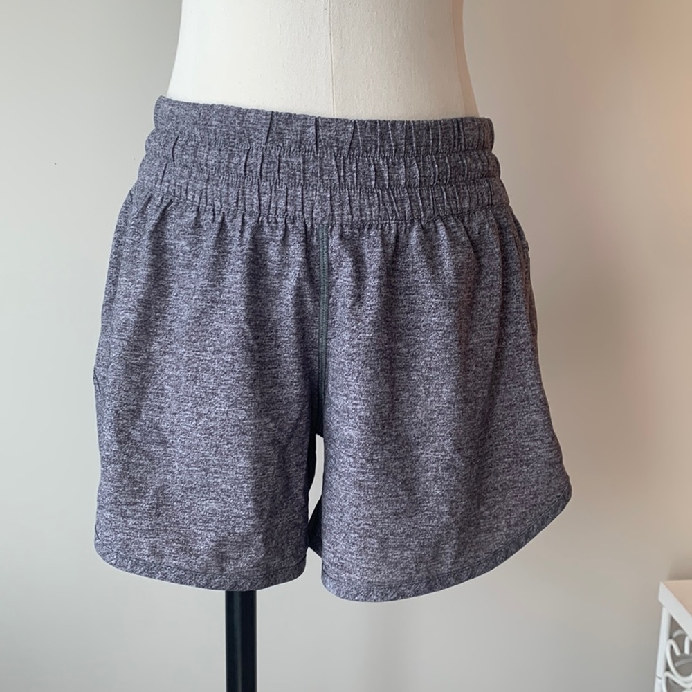 Gray lulu track that shorts size 8!